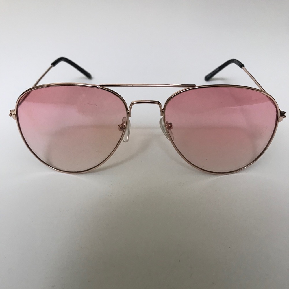 Pink Aviator Sunglasses